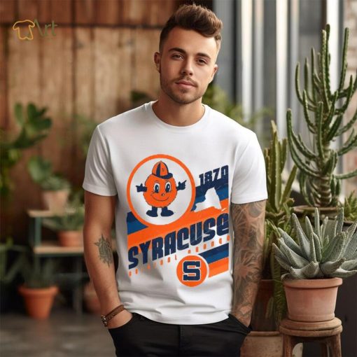 Image One Men’s Syracuse Orange Ivory Vintage Lines T Shirt