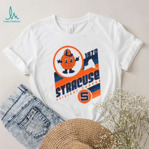 Image One Men’s Syracuse Orange Ivory Vintage Lines T Shirt