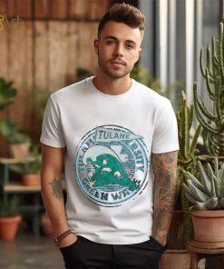 Image One Tulane Green Wave Distressed T Shirt