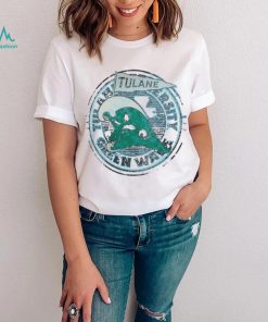 Image One Tulane Green Wave Distressed T Shirt