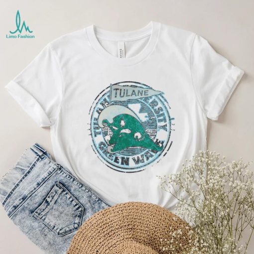 Image One Tulane Green Wave Distressed T Shirt