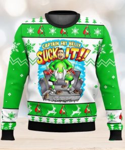 Impractical Jokers Captain Fat Belly Suck It Christmas Ugly Sweater Special Gift For Xmas