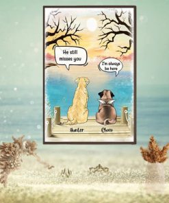 In Heaven Still Talk About You Personalized Vertical Poster