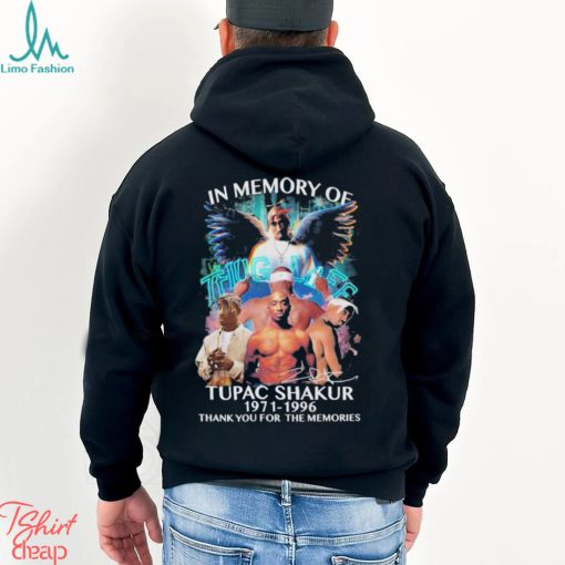 In Memory Of Tupac Shakur 1971 – 1996 Thug Life Thank You For The Memories Shirt