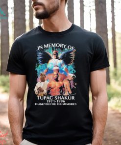 In Memory Of Tupac Shakur 1971 – 1996 Thug Life Thank You For The Memories Shirt