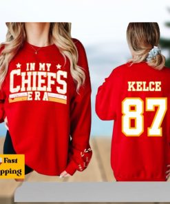 In My Chiefs Era Shirt Travis Kelce Swift Sweater