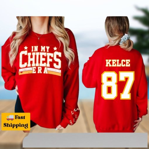 In My Chiefs Era Shirt Travis Kelce Swift Sweater