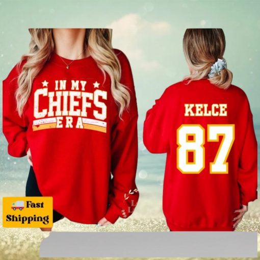 In My Chiefs Era Shirt Travis Kelce Swift Sweater