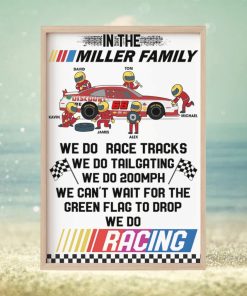 In This Family We Do Race Racks Personalized Racing Canvas Print