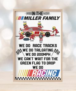 In This Family We Do Race Racks Personalized Racing Canvas Print