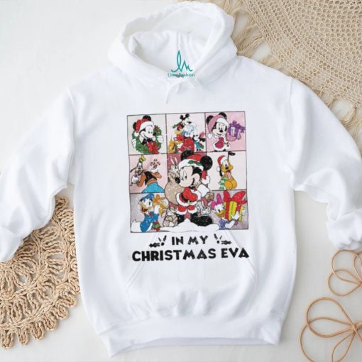 In my Christmas eva Disney shirt