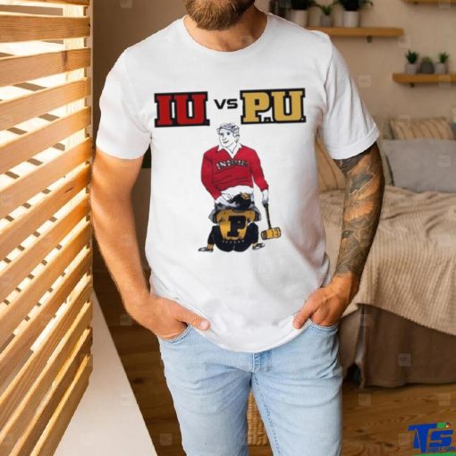 Indiana Edits Iu Vs Pu T shirt