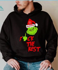 Indiana Hoosiers Santa Grinch fuck the rest shirt