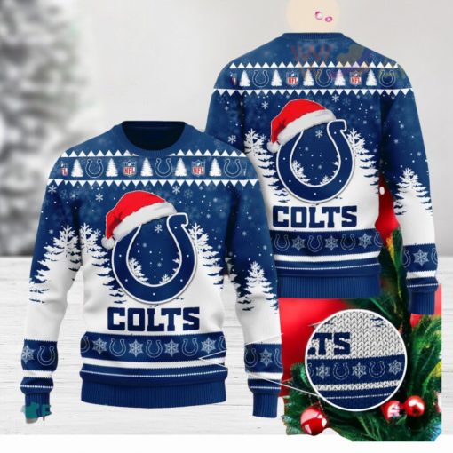 Indianapolis Colts 3D Ugly Christmas Sweater