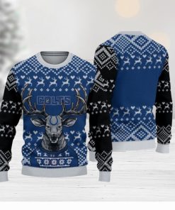 Indianapolis Colts Christmas Reindeer Hot Trending Ugly Sweater For Fans