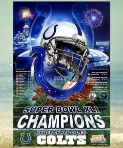 Indianapolis Colts Glory Super Bowl Xli Champions Poster