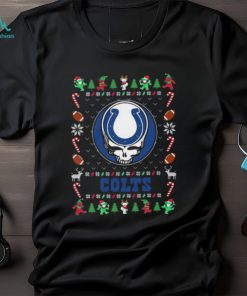 Indianapolis Colts Gratefull Dead Ugly Christmas Shirt, hoodie, sweater, long sleeve and tank top Indianapolis Colts Gratefull Dead Ugly Christmas Shirt