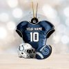 NFL Kansas City Chiefs Mickey Mouse Christmas Ornament