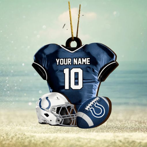 Indianapolis Colts NFL Sport Ornament Custom Name And Number