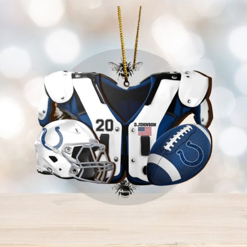 Indianapolis Colts NFL Sport Ornament Custom Your Name And Number