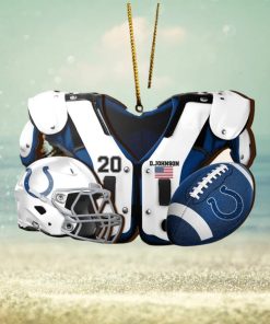 Indianapolis Colts NFL Sport Ornament Custom Your Name And Number