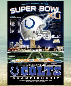 Indianapolis Colts Super Season Xli Afc Championship Poster