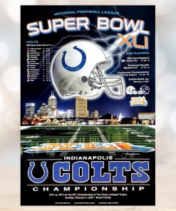 Indianapolis Colts Super Season Xli Afc Championship Poster