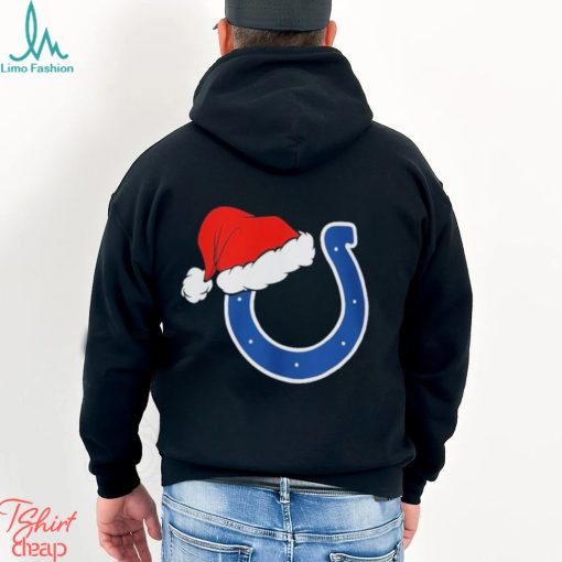 Indianapolis Colts logo Santa Hat Christmas 2023 Shirt