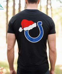 Indianapolis Colts logo Santa Hat Christmas 2023 Shirt