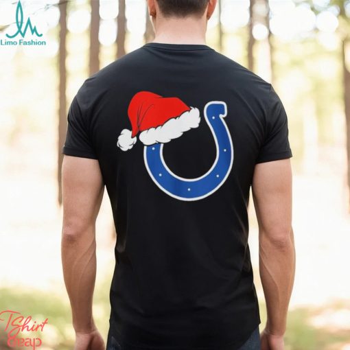 Indianapolis Colts logo Santa Hat Christmas 2023 Shirt