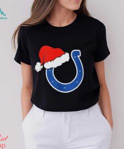 Indianapolis Colts logo Santa Hat Christmas 2023 Shirt