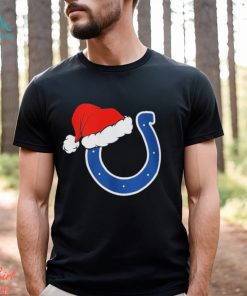 Indianapolis Colts logo Santa Hat Christmas 2023 Shirt
