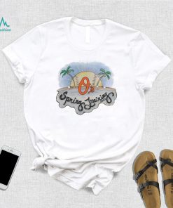 Infant Baltimore Orioles Tiny Turnip White 2022 Spring Training Snapper Shirt