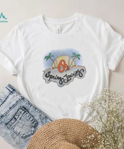 Infant Baltimore Orioles Tiny Turnip White 2022 Spring Training Snapper Shirt