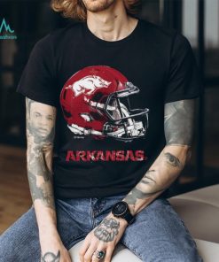 Infant Black Arkansas Razorbacks Dripping Helmet T Shirt