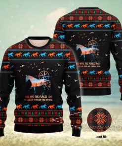 Into The Forest Ugly Christmas Sweater Christmas Season Gift