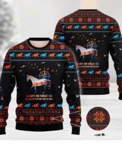 Into The Forest Ugly Christmas Sweater Christmas Season Gift