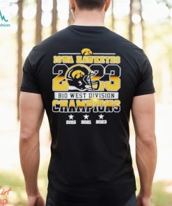 Iowa Hawkeyes 2023 B10 West Division Champions T shirt