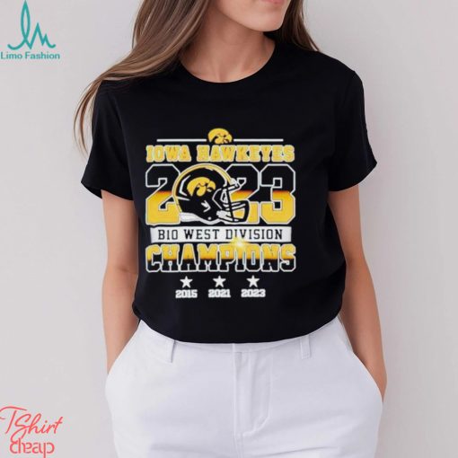 Iowa Hawkeyes 2023 B10 West Division Champions T shirt