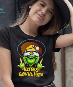 Iowa Hawkeyes Grinch middle finger haters gonna hate shirt