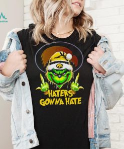 Iowa Hawkeyes Grinch middle finger haters gonna hate shirt