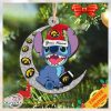 Iowa Hawkeyes Stitch Christmas Ornament NCAA And Stitch With Moon Ornament