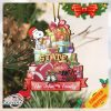 Iowa State Cyclones And Snoopy Christmas NCAA Ornament Custom Your Family Name