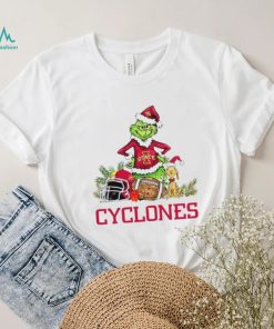 Iowa State Cyclones Grinch and Max dog funny Christmas shirt, hoodie, sweater, long sleeve and tank top Iowa State Cyclones Grinch and Max dog funny Christmas shirt
