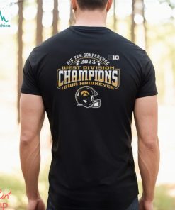 Iowa hawkeyes Football b1g west Division conference champions T shirt