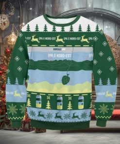 Ipa Du Nord Est Beer Ugly Sweater Christmas Gift For Men And Women