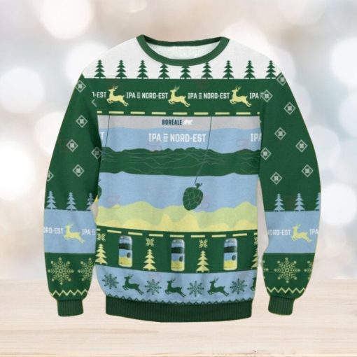 Ipa Du Nord Est Beer Ugly Sweater Christmas Gift For Men And Women