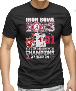 Iron Bowl 2023 4th And 31 Alabama Crimson Tide Champions Shirt