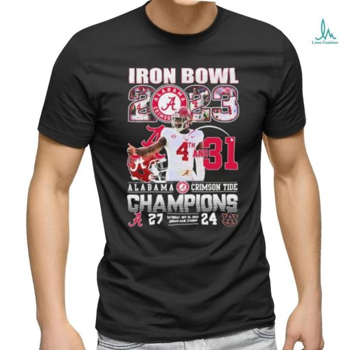 Iron Bowl 2023 4th And 31 Alabama Crimson Tide Champions Shirt