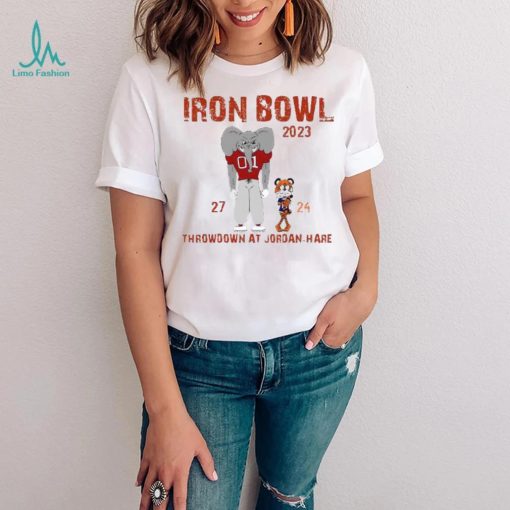 Iron Bowl 2023 Crimson Tiger 27 – 24 throwdown at jordan hare T shirt